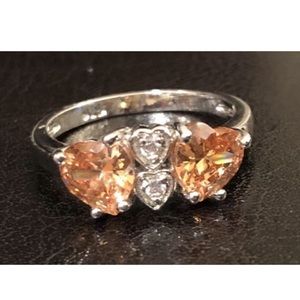 New 🧡 Citrine CZ 925 Ring Size 8
